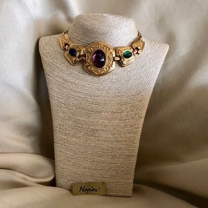 Napier jeweled choker